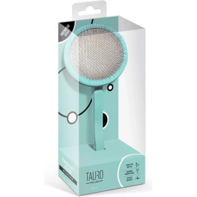 TAURO PRO LINE Antistatický dřevěný drátkový kartáč TPL kulatý zelený M – Zboží Mobilmania