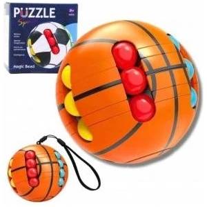 LEAN Toys Puzzle Ball Dexterity Logical Sensory For Kids Orange