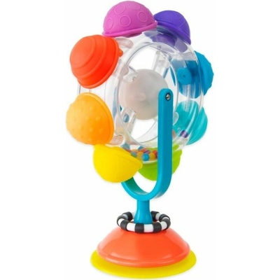 Sassy hračka s přísavkou Light-Up Rainbow Reel