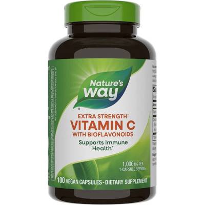 Nature's Way Vitamin C with Bioflavonoids, 1000 mg, 100 капсули, Nature's Way