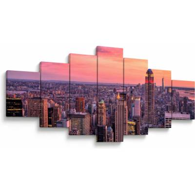 Obraz - New York, sedemdielne 210x100 cm