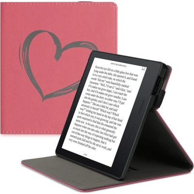 KW Mobile Brushed Heart KW4941808 pro Amazon Kindle Oasis 2/3 červené