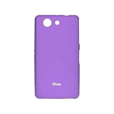 Roar Силиконов Калъф за Sony Z3 Mini, Roar Color Case, Лилав (5901737334299)