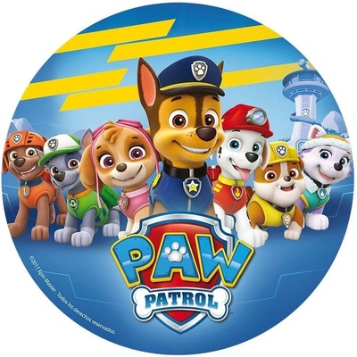 Jedlý papír Paw patrol - tlapková patrola všichni přátelé 20cm Dekora – Zboží Dáma