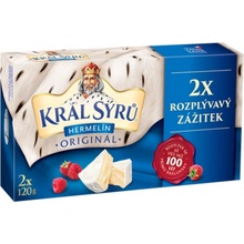 Král Sýrů Hermelín originál Duopack 2 x 120 g