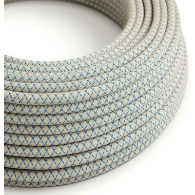 Creative Cables RD65 3x0,75mm² kosočtverce modrá 1 m