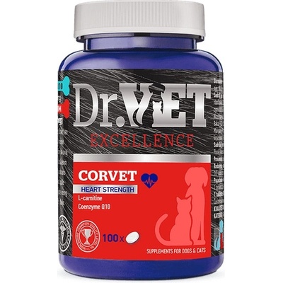 Dr.VET Excellence CORVET podpora funkcie srdca 100 g 100 tabliet