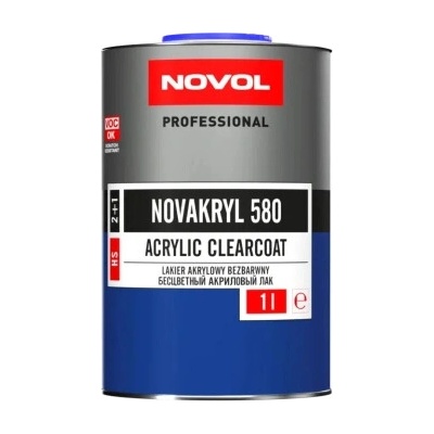 NOVOL NOVAKRYL 580 - Bezfarebný akrylový lak 1L