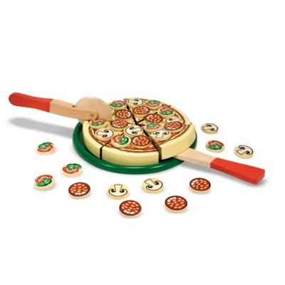 Melissa & Doug - Дървен комплект - Направи пица (10167)