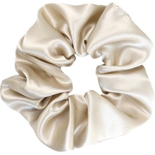 MURU Veľká Hodvábna Scrunchie Gumička - Béžová