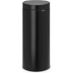 Brabantia Матово черно стоманено кошче за боклук отваряне с докосване 30 l Touch Bin - Brabantia (115301)