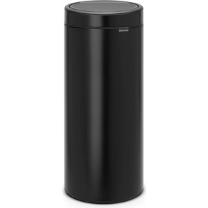Brabantia Матово черно стоманено кошче за боклук отваряне с докосване 30 l Touch Bin - Brabantia (115301)