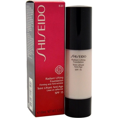 Shiseido Radiant Lifting Foundation SPF 15 Фон дьо тен с лифтинг ефект и слънцезащитен фактор 304 ml