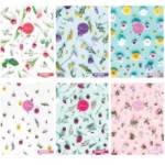 STREET Тетрадка с телчета Flowers А5 60л широки редове