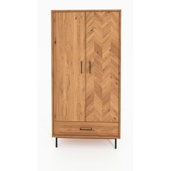 The Beds Гардероб от дъбова дървесина в естествен цвят 97x196 cm Abies - The Beds (SZF2761-0000-2411)