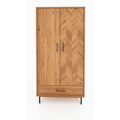 The Beds Гардероб от дъбова дървесина в естествен цвят 97x196 cm Abies - The Beds (SZF2761-0000-2411)