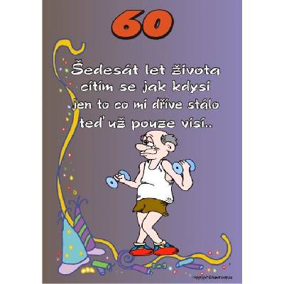 Certifikát 60 pro muže