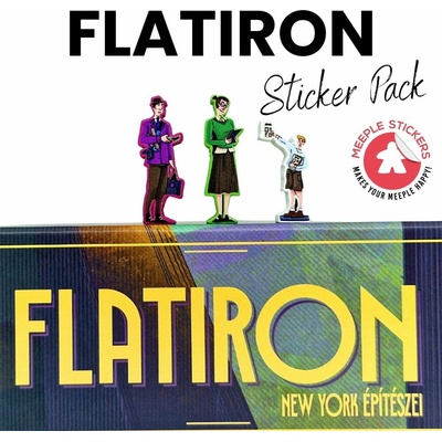 Meeple Stickers samolepky pro flatiron