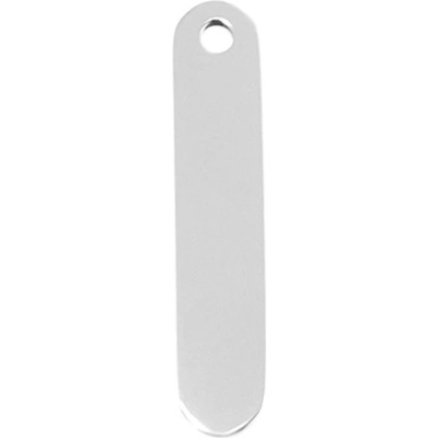 Šperky4U Ocelový přívěšek destička 6 x 29 mm DR1317