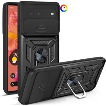 Image 1 of Google Pixel 6 Удароустойчив Ring Holder Калъф и Протектор