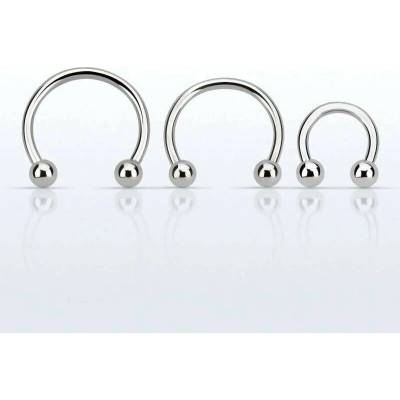 Piercingate podkova s kuličkami PPO00094