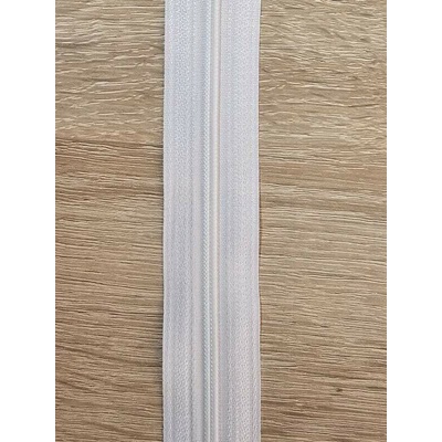 Zip bílý 5mm metráž