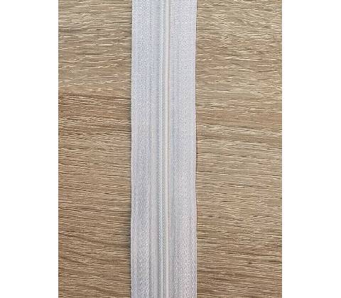 Zip bílý 5mm metráž