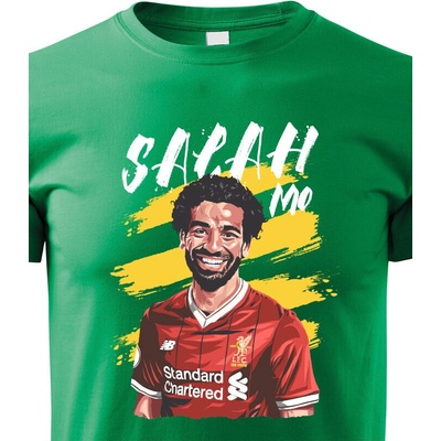 Dětské tričko Mohammed Salah ZelenáCanvas Dětské tričko Bezvatriko.cz 1913