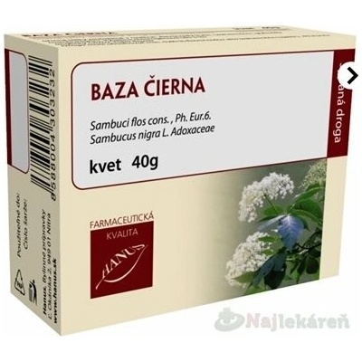 Hanus bez černý květ čaj 40 g