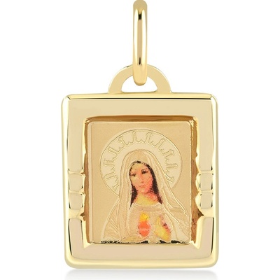 Lillian Vassago Zlatý přívěsek madonka LLV37 GP035