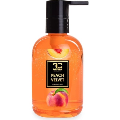 Dedra přírodní šetrné tekuté mýdlo s glycerinem Peach Velvet 310 ml