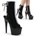 Pleaser USA Pleaser Adore-1018 Blk Pat/Blk 44
