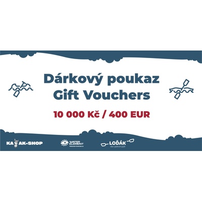 Water Element Darčekový poukaz 10 000 / 400 EUR