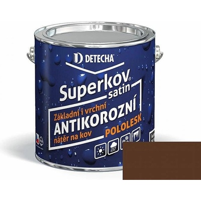 Detecha Superkov SATIN 2,5kg hnědý ořech 8011