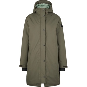 Stoic Дамско палто Stoic Women's Mountainwool MMXX UppsalaSt. Oversized Coat - Dark Olive - размер XS (102-5015-0211)