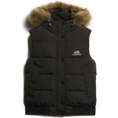 SUPERDRY Потник Superdry Everest Faux Fur vest - Black (Black)