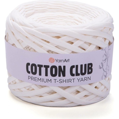YarnArt/Cotton Club žinylka/Bílá cukrová 7349