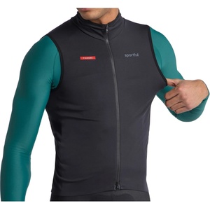 Sportful Мъжки елек за колоездене Sportful Fiandre 2 Vest Cycling vest - Black - размер XL (054-0414-0114)