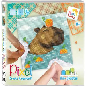 Pixelhobby Мозайка с пиксели Classic, Pixelhobby, 48x48 пиксела - Капибара (44046-Capybara)