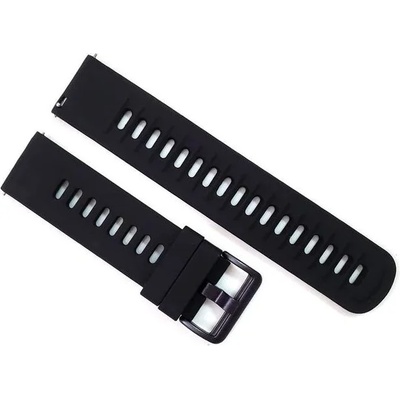 Mobilly Универсална сменяема силиконова каишка 20 мм, черна (XXX)