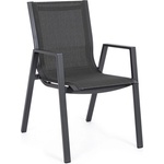 Bizzotto ГРАДИНСКИ СТОЛ pelagius 55x88 АНТРАЦИТ (0663209)