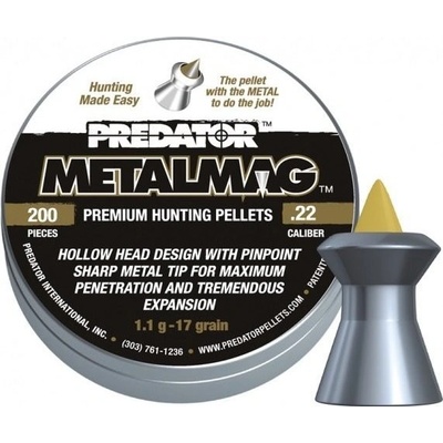 Diabolky JSB Predator MetalMag, 1,100 g 5,5 mm 200 ks