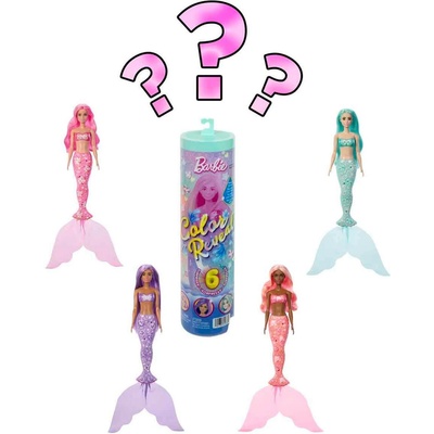 Barbie Кукла Barbie Color Reveal - Mermaid Charms, с 6 изненади, асортимент (JMW61)