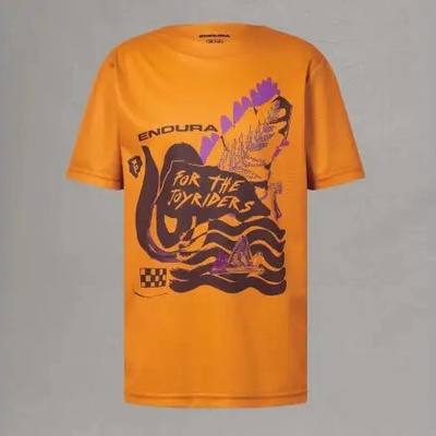 Endura SingleTrack Core krátký rukáv Orange dětský