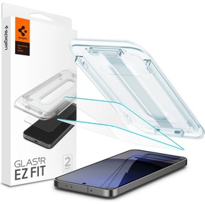 Spigen Протектор за Samsung Galaxy S24 FE (комплект 2) - Spigen Glas. tR EZ FIT - Прозрачен