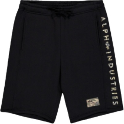 Alpha Industries pánske teplákové šortky Camo Jogger Shorts black