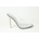 Plain Сандали Plain Women's Flat Sandal - Silver Satin
