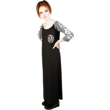 Image 1 of Disturbia Clothing рокля токчета disturbia - Некрономикон - Черно/Сиво - dis782