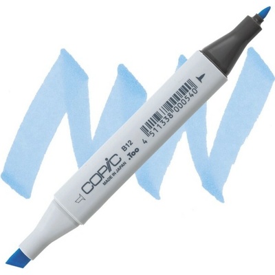 Lihová fixa COPIC Classic oboustranná Fine & Chisel, Ice blue (B12)