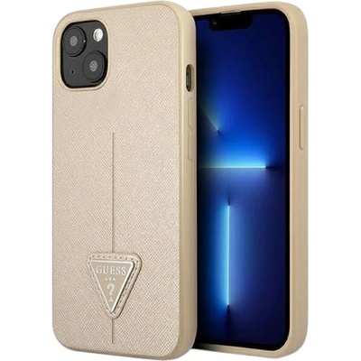 GUESS Кейс Guess за iPhone 13 mini, Еко кожа, Златен (GUE1849BEI)